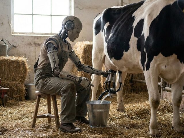 Robots are Coming — to Milk the Cows!